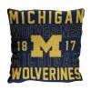 Michigan OFFICIAL NCAA Two-Tone Sherpa Throw Blanket; 50" x 60"