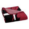 OKLAHOMA OFFICIAL NCAA "Halftone" Micro Raschel Throw Blanket; 46" x 60"